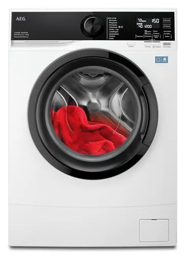 AEG Kompakte Waschmaschine 7 kg - Serie 6000 ProSense, 1400 U/min - Platzsparende Waschmaschine mit Mengenautomatik für effizientes Waschen. Der leise Inverter-Motor sorgt für lange Lebensdauer und Energieeinsparung. Ideal für kleine Räume!