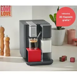 Tchibo Qbo MILK MASTER - Premium Kapselmaschine für Cappuccino und Espresso, cremiger Milchschaum auf Knopfdruck und abnehmbarer 300ml Milchtank