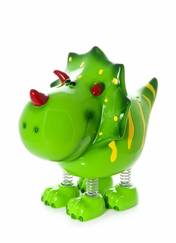 Grüne Dinosaurier Spardose für Kinder