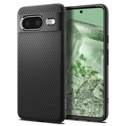 Spigen Liquid Air Hülle Kompatibel mit Google Pixel 8 -Schwarz
