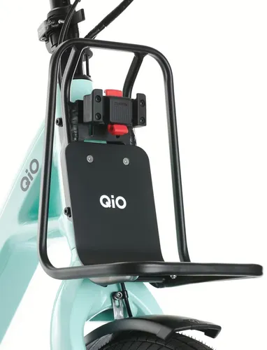 Qio Ben Fahrrad Front Gepäckträger schwarz - Fahrrad Zubehör, robuster Front Gepäckträger in elegantem Schwarz, ideal für zusätzlichen Stauraum auf Fahrten.