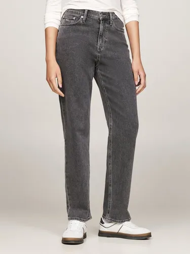 Tommy Jeans IZZIE Damen Slim-fit-Jeans - Stretchjeans mit High Waist und Slim-fit, ausgestattet mit Logo-Badge und Stickerei für einen trendigen Look.