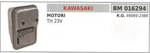 Marmitta Kawasaki Hecke-Schneidgeräte Th 23V 016294 - Hochwertiger Schallschutz für effiziente und leise Hecke-Schneidgeräte, ideal für den professionellen Einsatz im Gartenbau.