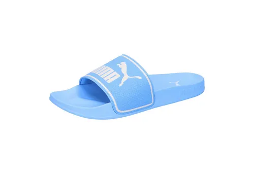 PUMA Unisex Leadcat 2.0 Schiebe-Sandalen, Team Light Blue-Alpine Snow, 42 EU - Wanderschuhe mit leichtem CMEVA-Material für optimalen Komfort und eine reguläre Passform – ideal für entspannte Ausflüge und Freizeitaktivitäten.