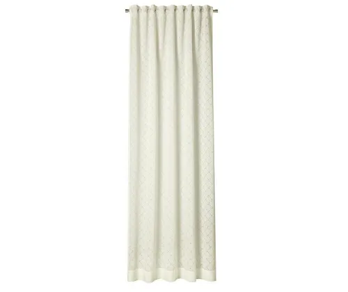 Joop! Fertigschal Lucent - Offwhite 130x250 cm - Moderne Fertigschal mit halbtransparenter Optik und verdeckter Schlaufe, ideal für Wohnzimmer und Schlafzimmer. Leicht und stilvoll in offwhite.