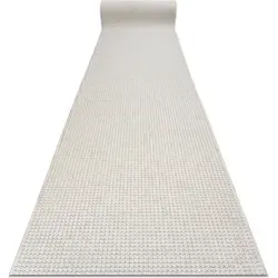 Läufer Casablanca Loop Weiß, Schleife Weich - 100cm White 100x440 Cm