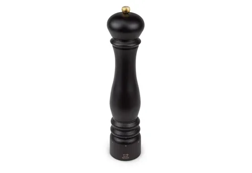 PEUGEOT Salzmühle PARIS ÉLECTRIQUE 34cm - Elegante Buchenholz-Mühle - Salzmühle in schokoladenfarbenem Buchenholz mit langlebigem Elektromotor, ideal für Gourmet-Küche und stilvolles Kochen.