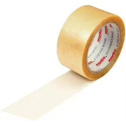 Monta Klebeband 283 - Transparentes PVC-Packband, 50mm x 66m - Hochwertiges 50mm breites PVC-Packband, leise und ideal für reibungslose Anwendungen. Perfekt für den professionellen Einsatz in der Verpackung.