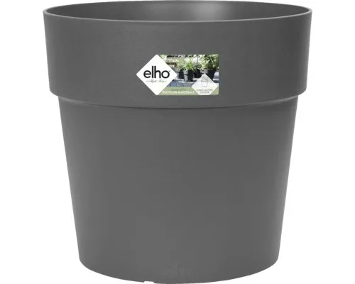 Pflanztopf Elho Vibia Campana Kunststoff Ø 24 cm H 23,2 cm anthrazit