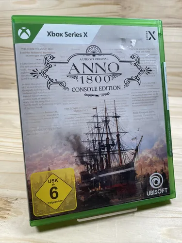 Anno 1800 Console Edition - Xbox Series X, NEU & OVP - PC- & Videospiele, erleben Sie die faszinierende Welt des Aufbaustrategie-Spiels jetzt auf der Konsole!