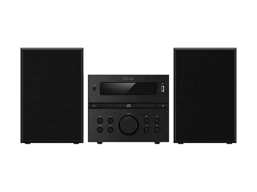 PEAQ PMS 350 Micro Hifi System (Schwarz) – Kompakte Klangvielfalt - Erleben Sie mit dem PEAQ PMS 350 Micro Hifi System (Schwarz) hochwertigen Sound in einem kompakten Design. Ideal für jeden Raum und bietet vielseitige Anschlussmöglichkeiten.