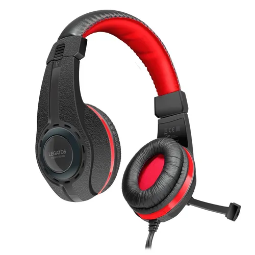 Speedlink LEGATOS Gaming Headset - Headset für PS5, PS4, Xbox und Switch mit extra Bass, gepolsterten Ohrmuscheln und verstellbarem Mikrofon für ein immersives Gaming-Erlebnis.