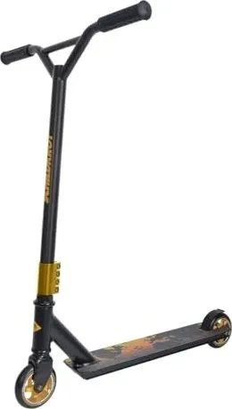 Schildkröt Stunt Scooter Untwist - Fire Design - Roller / Kickboards - Hochwertiger Stunt Scooter mit robustem Alu-Deck, ideal für Tricks und Stunts, ausgestattet mit langlebigen 100 mm PU Rädern und ABEC7 Kugellagern für beste Performance.