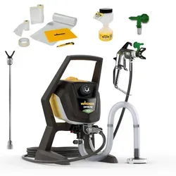 Wagner Airless Control Pro 250 R Farbsprühsystem - Farbsprühsystem mit 110bar und 9m Schlauch, ideal für präzises Spritzen und müheloses Arbeiten für Heimwerker und Profis.