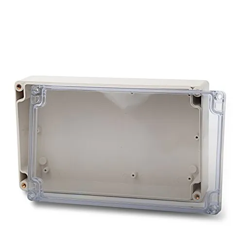 ABS Leergehäuse Transparent 200x120x56 Industriegehäuse IP66 Kunststoff Gehäuse