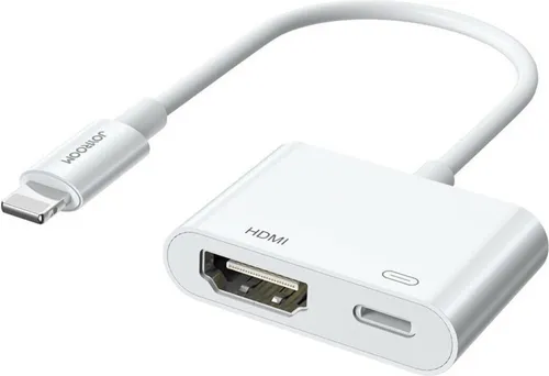 Joyroom Adapter von Lightning auf Digital Hdmi+Lightning Fullhd Weiß