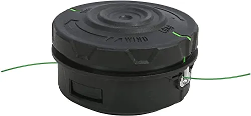 Greenworks Trimmerkopf 2mm Fadendurchmesser, 5m Schnur für 2×24V Greenworks Rasentrimmer GD24×2LT GD24×2TX GD24×2BCB Serie