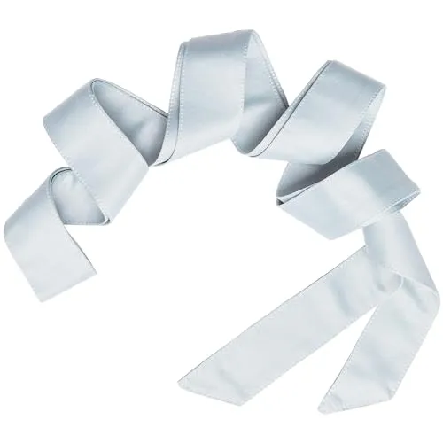 Maya Deluxe Damen Womens Sash Belt Ladies Satin Sash Waist Tie Ribbon Bow Accessory for Bridesmaids Bridal Wedding Prom Evening Occasion Gürtel, Ice Blue, L-XL