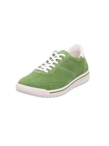 Legero Damen Alia Retro Green (GRÜN) 7850 - Bequeme Sneakers - Modische Damen-Sneakers mit flexibler Laufsohle für hohen Tragekomfort im Alltag.