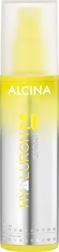 Alcina Hyaluron 2.0 Spray 125 ml - Haarpflege Spray für trockenes Haar, spendet intensive Feuchtigkeit mit Hyaluronsäure und Kaktusfeigenextrakt, schützt vor Hitzeschäden bis 230°C.