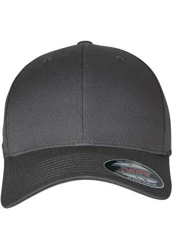 Flexfit 6277 Wooly Unisex Combed Cap, darkgrey, XL/XXL