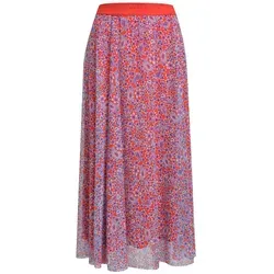 Meshrock SMITH & SOUL Damen Gr. M - Mandarinfarbener Print - Stylischer Midi-Rock in mandarin rot mit elastischem Taillenbund für perfekten Sitz. Der leichte Webstoff sorgt für hohen Tragekomfort und macht ihn zum idealen Begleiter für jede Gelegenheit.