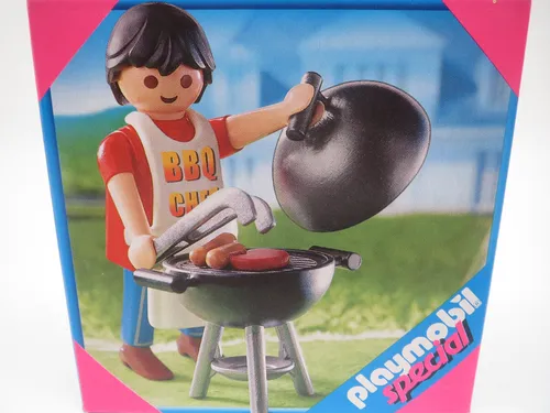 Playmobil 4649 "Papa mit Grill" Neu & OVP -von 2005- RAR/selten!