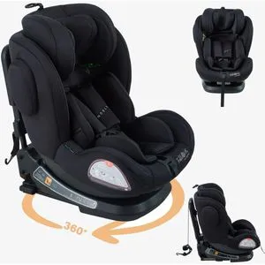 FableKids 360° drehbarer Kinderautositz mit Isofix - Kinderautositz i-Size für 40-150 cm, bietet höchsten Komfort und Sicherheit mit 360° Drehfunktion und 8-fach einstellbarer Kopfstütze, ideal für lange Reisen.