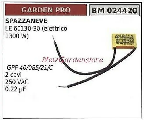 GARDEN PRO Elektro Schneefräse LE 60130-30 1300W 024420