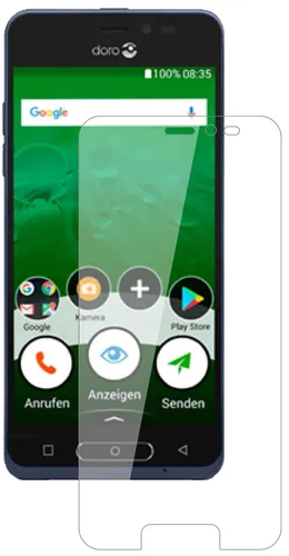 Schutzfolie für Doro 8035 Anti-Shock klar 9H Display Folie dipos Glass