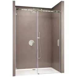 doporro Duschtür Nischentür 120x195cm - Elegante Duschabtrennung aus 8mm ESG-Sicherheitsglas mit NANO-Beschichtung für einfache Reinigung. Ideal für ein modernes Badezimmer.