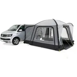 Kampa Cross AIR grau/schwarz - Leichtes Familienzelt - Zelt für 4 Personen, mit einfacher Luftkammertechnik für schnellen Aufbau und optimalen Komfort im Freien.
