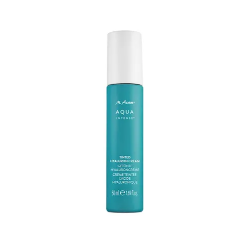 M. Asam AQUA INTENSE Tinted Hyaluron Cream (50ml) – Getönte Tagescreme mit natürlichem Make-up-Effekt - Getönte Tagescreme mit Hyaluron für intensive Feuchtigkeit und einen natürlichen Look. Mikrofeine Farbpigmente passen sich dem Hautton an und kaschieren kleine Makel. Ideal für alle Hauttypen.