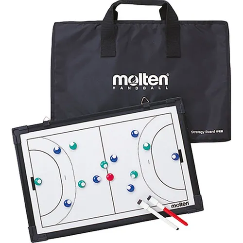 Molten Handball Magnetisches Taktikboard - Teamsportbedarf: Praktisches magnetisches Taktikboard für Trainer, ideal zur strategischen Spielvorbereitung und -analyse.