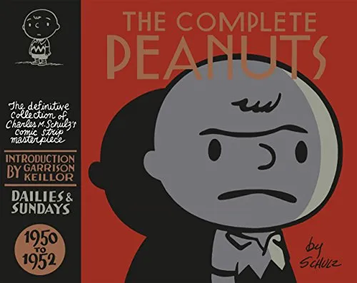 The Complete Peanuts Volume 01: 1950-1952 von Charles M. Schulz - Bücher, gebundene Ausgabe mit 343 Seiten, bietet einen humorvollen Einblick in die Welt der Peanuts Comics von 1950 bis 1952.