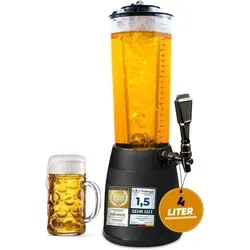 4,0L Biersäule Zapfsäule - Kult Biertower mit 1,3L Eiskühlung, ideal für jede Party und Grillabend, Premiumqualität garantiert