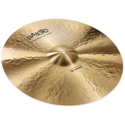 Paiste 19" 602 Mod. Essentials Crash - 19" Crash Becken aus der Formula 602 Modern Essentials Serie, handgefertigt aus CuSn20 Bronze, bietet warmen, vollen Ton und schnelles Ansprechen – ideal für vielseitige Musikstile.