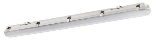 Pracht LED-FR-Wannenleuchte 1,5m 4000K IP65 LUNA BL #5211005B - Lampen: Hoch-effiziente LED Feuchtraum-Wannenleuchte mit 3800lm, IP65, ideal für Parkhäuser und Werkstätten. Schnelle Montage dank PRACHT-KLAMMERSYSTEM.