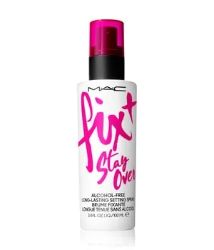 MAC Fix + Stay Over Fixing Spray 100 ml - Make-up Fixierspray, alkoholfrei und feuchtigkeitsspendend, fixiert bis zu 16 Stunden und schützt vor Umweltbelastungen.