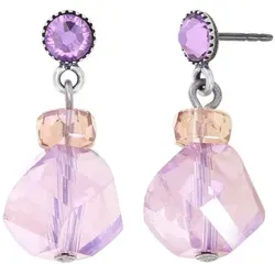 KONPLOTT Paar Ohrstecker Konplott: pendelnde Stecker Daily Desire - Brocken rosa