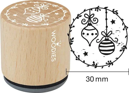COLOP Motiv-Stempel Woodies "Weihnachtskugeln"