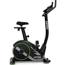 ZIPRO RAVE Heimtrainer Fahrrad - Vielseitiger Ergometer mit 32 Widerstandsstufen - Fahrradergometer mit 32 Widerstandsstufen und 11 Trainingsprogrammen, ideal für individuelles Training und Fitnessziele. Bluetooth-kompatibel für interaktive Workouts.