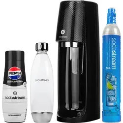 SodaStream Easy One Touch Wassersprudlergerät, Schwarz - Schwarz