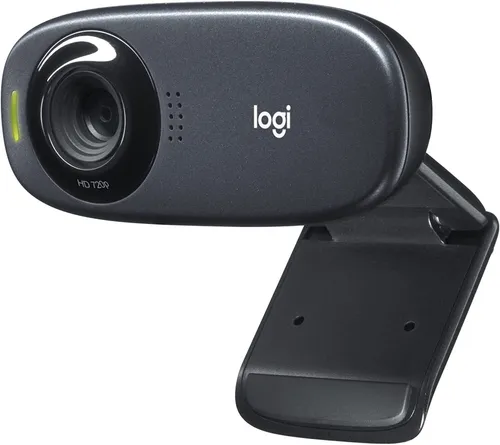 Logitech C310 Webcam - HD 720p Webcam mit 60° Sichtfeld, ideal für klare Videoanrufe und Live-Streaming, sorgt für optimale Belichtungskorrektur.