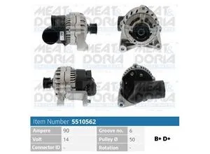 MEAT & DORIA Generator 5510562 für BMW - Hochwertiger Generator für BMW, ideal für zuverlässige Stromversorgung. Perfekte Passform und einfache Installation für optimalen Betrieb.