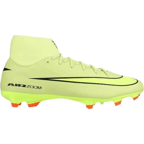 Nike Zm Superfly 10 Acad FG/MG Fußballschuh - Limelight/Volt/Hyper Crimson, 47 - Fußballschuhe mit eng anliegender Passform für ein barfüßiges Ballgefühl und sicheren Halt, ideal für ambitionierte Spieler.