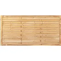 T & J Lamellenzaun Grün 180 x 90 cm - Klassischer Sichtschutzzaun aus kesseldruckimprägniertem Kiefern- und Fichtenholz. Ideal für Gartenbereiche, bietet Schutz vor neugierigen Blicken und Wind. Robust und langlebig mit einfachem Montagekonzept.
