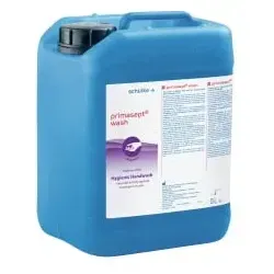 Schülke primasept wash 5 L - Antimikrobielle Waschlotion - Antibakterielle Seife mit 4 % Chlorhexidin, farbstoff- und parfümfrei, ideal für hygienische Händewaschung in Lebensmittelbetrieben und Pflegeeinrichtungen.