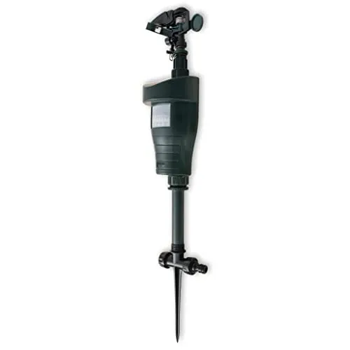 vidaXL Wasserstrahl Tiervertreiber mit PIR-Sensor - Effektive Haustier- und Wildtierabwehr, humane Lösung gegen Katzen, Eichhörnchen und Reiher im Garten, aktiviert durch Bewegungsmelder bis 10m.