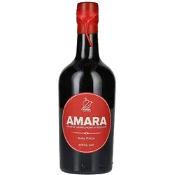 Amara Amaro Di Arancia Rossa - Likör aus Sizilien - Exklusiver Likör mit intensivem Geschmack von sizilianischen Blutorangen, perfekt für Cocktails oder pur. 30% vol.